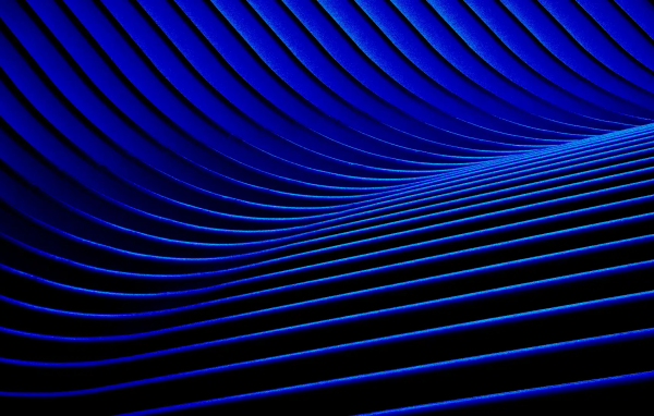 graphic lined waves